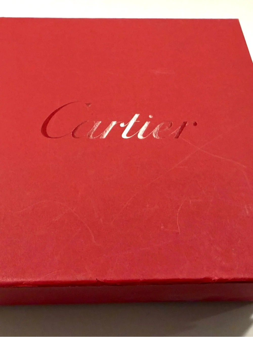 Cartier Red Box W Shopping Bag